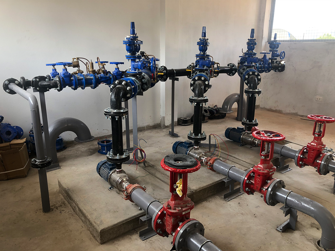 Proyecto Cisterna semi-enterrada y sistema de presión constante – SS.CC. Recoleta